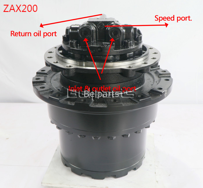 De Aandrijving Assy ZX200 zx200-6 zx200-1 de Reismotor Assy van Travel Motor Final van het Belpartsgraafwerktuig van ZX210 HMGF36 9191194 9199841