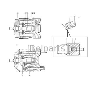 VOE 11708076 Excavator Control Vavle A35F FS A35F/G A35F/G FS A40F FS A40F/G A40F/G FS Voor geaccumuleerde dumper
