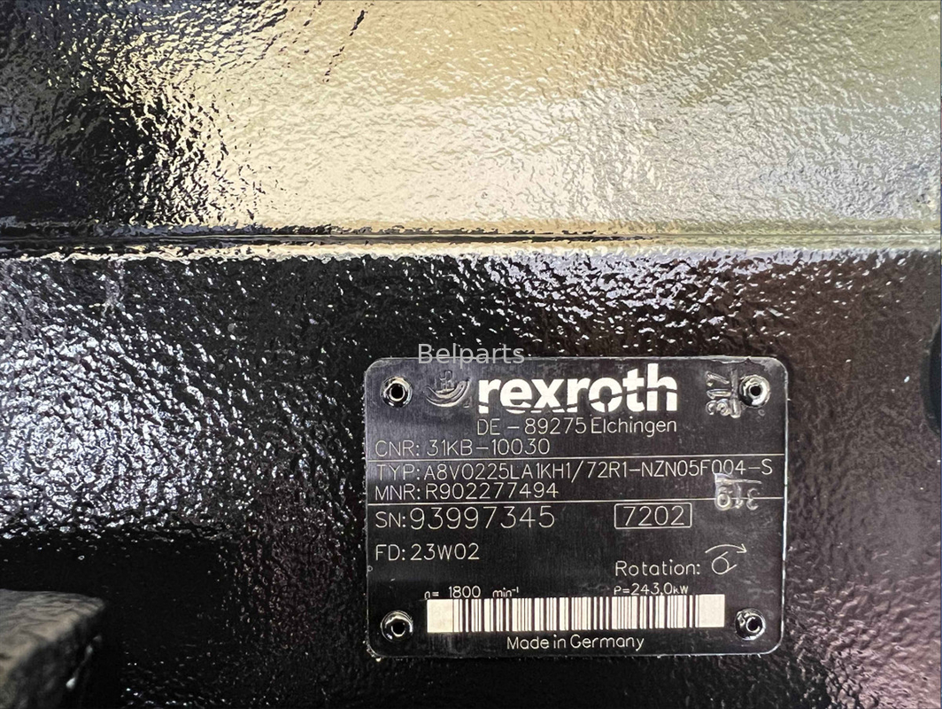 Originele gloednieuwe graafmachine R505LVS Hydraulische pomp A8V0225LA1KH1 voor Rexroth R902277494 zuigerpomp