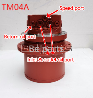 Belparts KYB MAG26VP Yanmar B37 E303.5 IHI 35J Graafmachine Hydraulische motor Voor TM04A