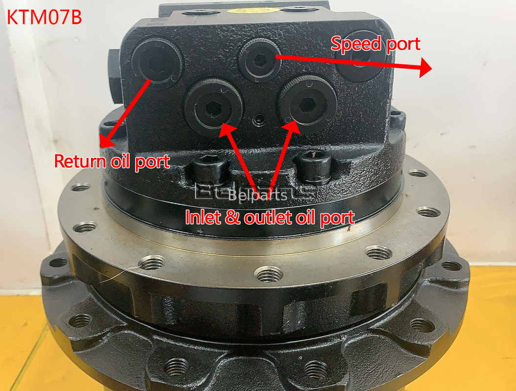 Belparts Travel Motor Assy TM07B R60 DH55 R55-9 31M8-40010 Voor delen van graafmachines
