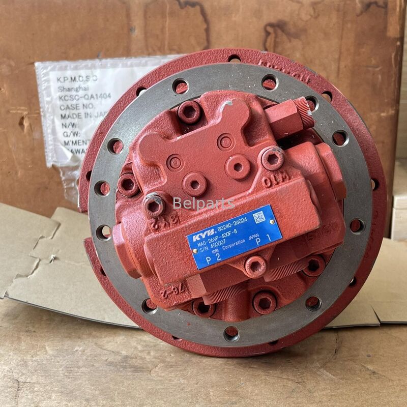 Eindmotor voor Kubota KX121-2 KX121-2S mini graafmachine onderdelen KYB MAG-26VP-400F-8 Reismotor B0240-26024 RD108-61600 RD108-61802 RD128-92700 RD108-61606