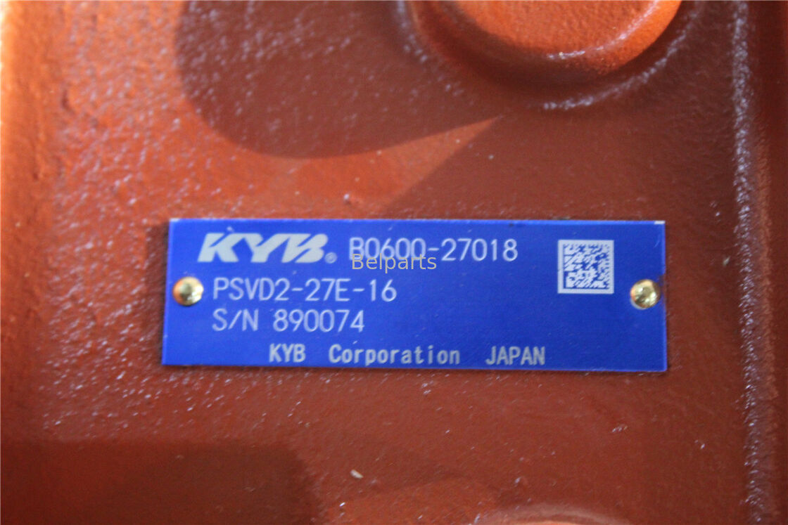 Hoofdhydraulische pomp IHI55 N J2 IHI60 NS IHI65 NX VX IHI Minigraafmachine Onderdelen KYB PSVD2-27E-16 Zuigerpomp B0600-27018