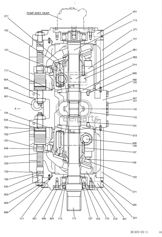 KOBELCO SK330-8 SK350-8 SK350LC-8 Hydraulische Pomp voor Graafmachine Onderdelen LC10V00020F1 Hoofdpomp K5V140DTP1X9R-YT6K-V K5V140DTP-YT6K-17T