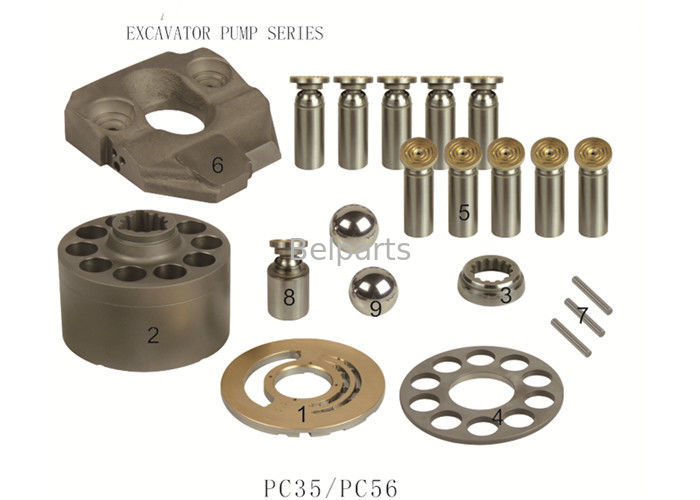 Hydraulische de Motordelen van Spare Parts PC35 PC56 van het Belparts708-3s-00512 Graafwerktuig