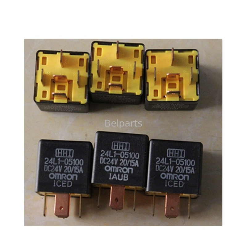 Graafwerktuig Spare Parts Relay 24L1-05100 voor hl730-7 het Relais van HL730-7A r380lc-9 HL740-9S met 3 Pulgs 24L105100