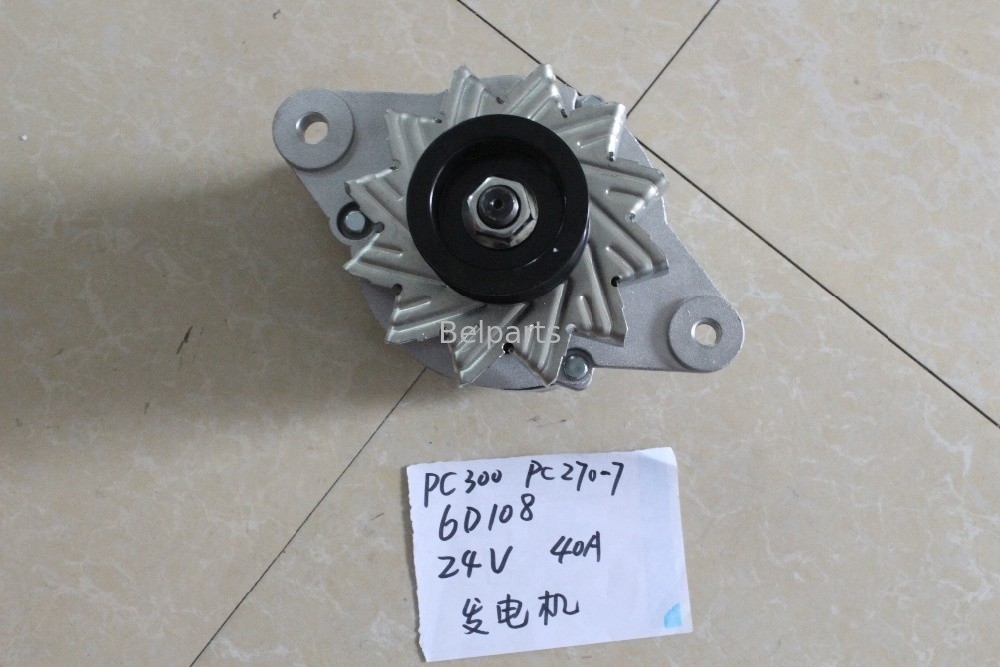 Belpartsgraafwerktuig Parts pc300-6 pc270-7 pc300-5 pc300-7 Generator 600-821-6160 0-33000-6511 van de Motoralternator 6D108