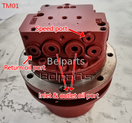 Belondelen U15-3 KX41.2 KX41.2V KX36.3 K008 Graafmachine Hydraulische motor Kubota15 SK1.5 Voor TM01